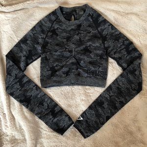 Gymshark Camo Seamless Crop Top